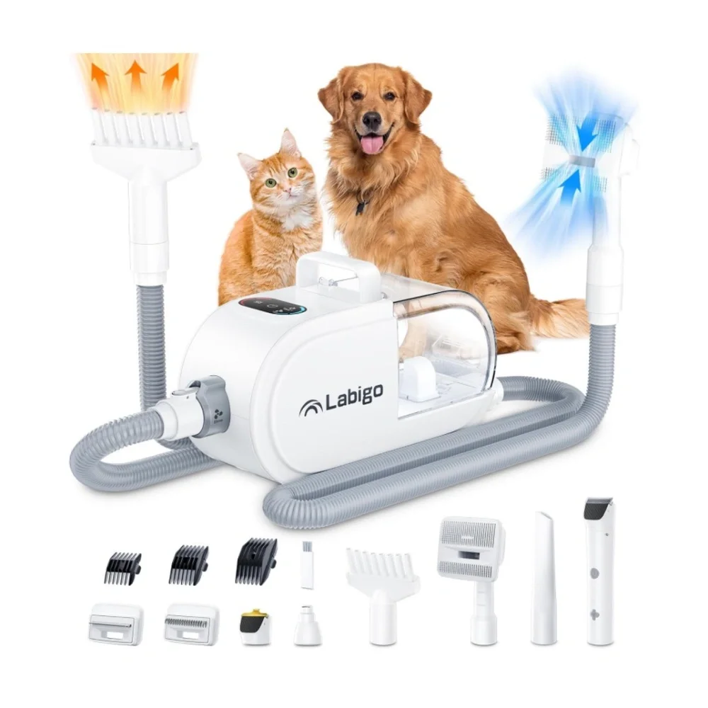 Dog Hair Vacuum & Dryer & Clipper 3 in 1
